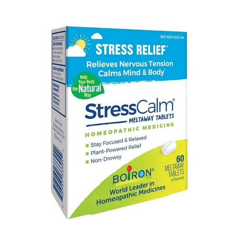 StressCalm Tablets Stress Relief Reduces Nervous Tension Calms Mind And Body 60 Tabs by Boiron