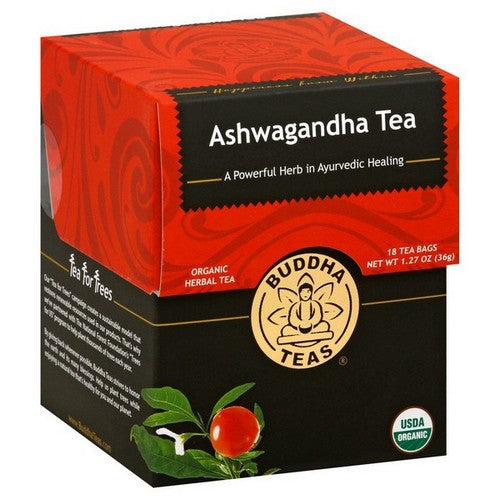 Organic Ashwaghanda Tea 18 Bags by Buddha Teas