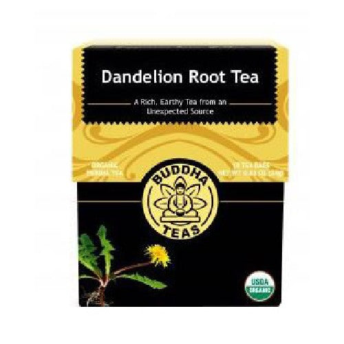 Organic Dandelion Root Tea 18 Bags by Buddha Teas