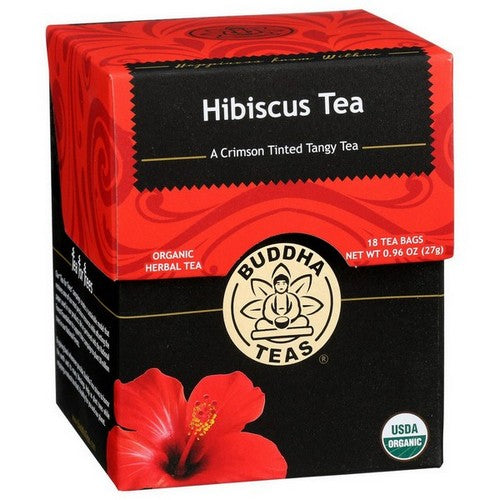Organic Hibiscus Tea 18 Bags by Buddha Teas