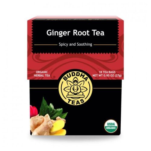 Organic Ginger Root Tea 18 Bags by Buddha Teas