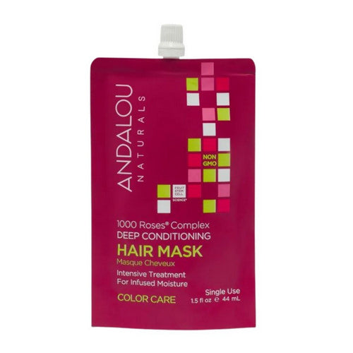 1000 Roses Complex Color Care Hair Mask 1.5 Oz by Andalou Naturals