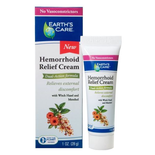 Hemorrhoid Relief Cream 1 Oz by Earth's Care