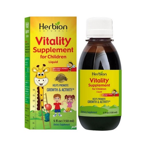  Vitality Supplement For Children With Natural Honey 5 Oz by Herbion Naturals