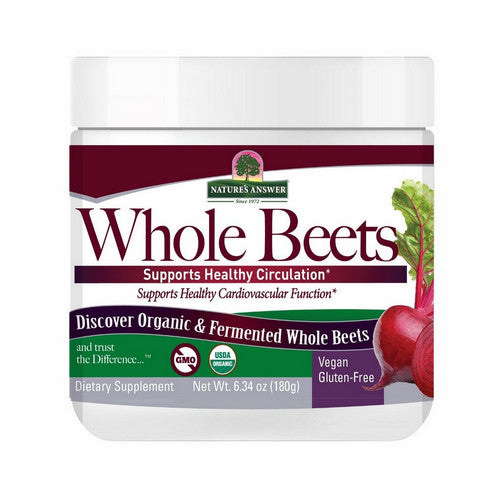 Organic Fermented Whole Beets 6.34 Oz by Nature's Answer