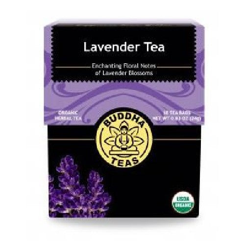 Organic Lavender Tea 18 Bags by Buddha Teas