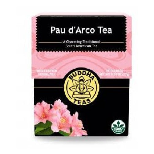 Organic Pau D'Arco Bark Tea 18 Bags by Buddha Teas