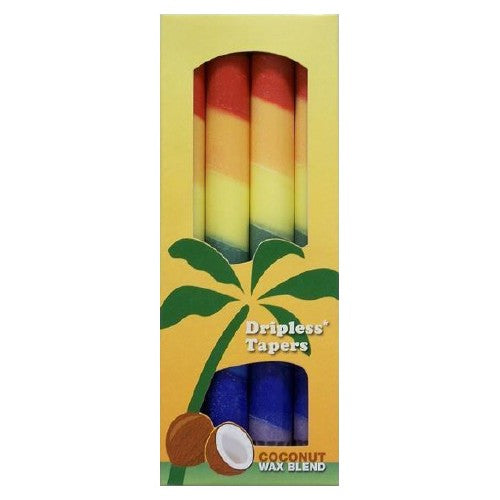 Candles Taper Coconut Rainbow 1 Count by Aloha Bay