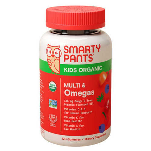 Organic Kids Multivitamin 120 Gummies by SmartyPants