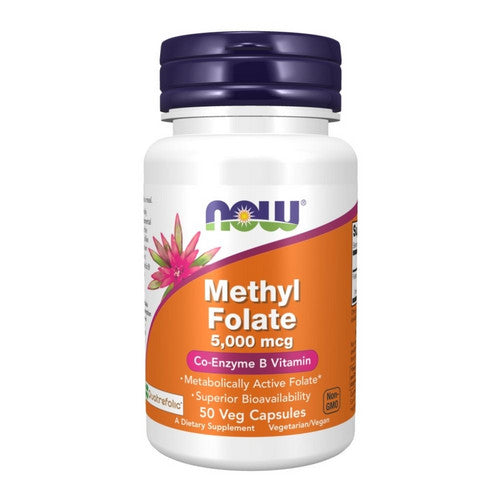 Methyl Folate 50 Veg Caps by Now Foods
