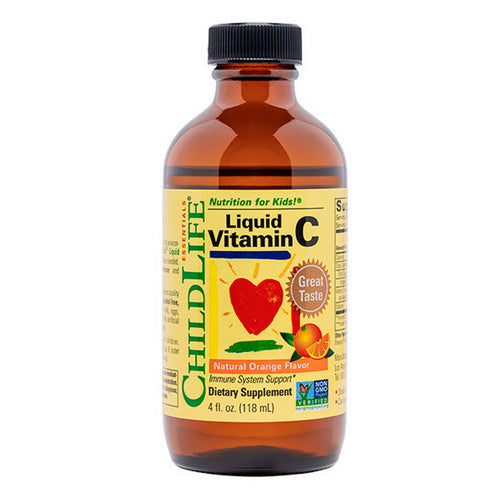 Liquid Vitamin C Natural Orange 4 Oz by Child Life Essentials