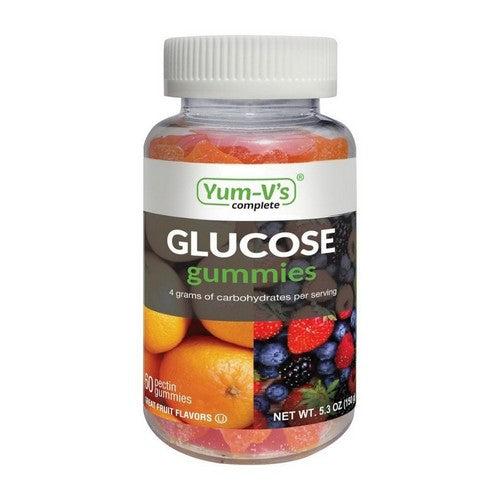 Glucose Gummies Great Fruit Flavors 60 Count by Yum-V's