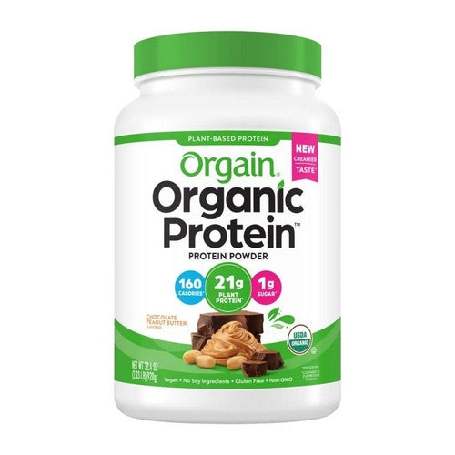 Organic Plant Based Protein Powder Sweet Vanilla Bean 2.03 Lbs by Orgain