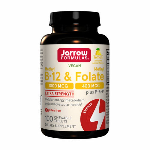 Methyl B-12 And Methyl Folate 100 Chewable Tablets by Jarrow Formulas