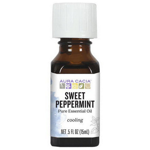 Organic Essential Oil Sweet Peppermint .5 Oz by Aura Cacia