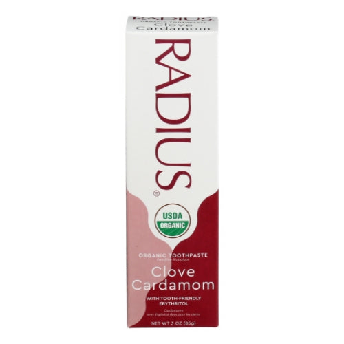 Organic Toothpaste Clove Cardamom 3 Oz by Radius