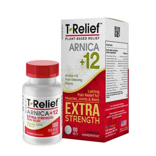 T-Relief Arnica +12 Extra Strength 100 Tabs by MediNatura