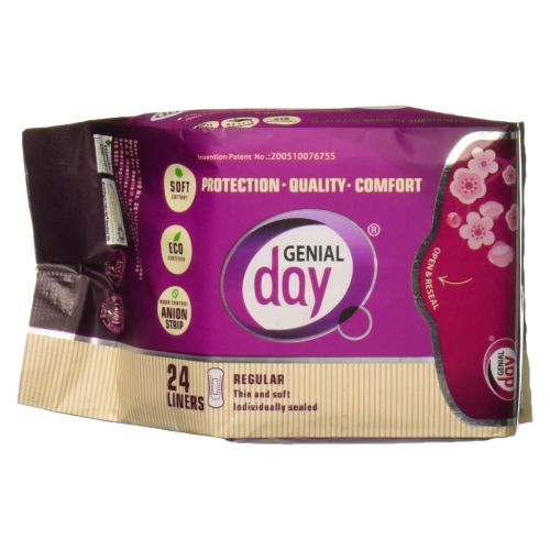 Feminine Liners with Anion Strip 24 Count by Genial Day