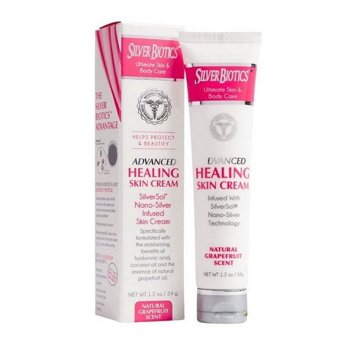 Advanced Healing Lotion Cream Grapefruit Scent GrapeFruit 1.2 Oz by Silver Biotics (American Biotech Labs)