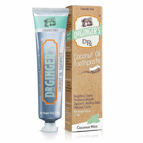 Coconut Oil Toothpaste 4 Oz by Dr.Ginger's