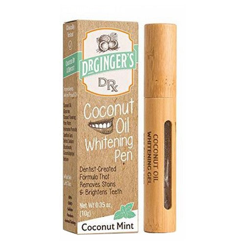 Coconut Oil Teeth Whitening Gel Pen .35 Oz by Dr.Ginger's