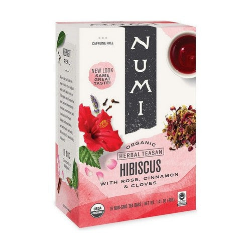 Organic Herbal Teasan Hibiscus 16 Bags by Numi Tea