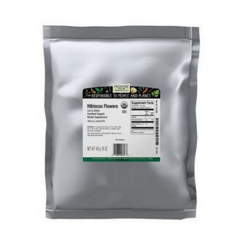 Organic Hibiscus Flower Cut and Sifted 16 Oz by Frontier Coop