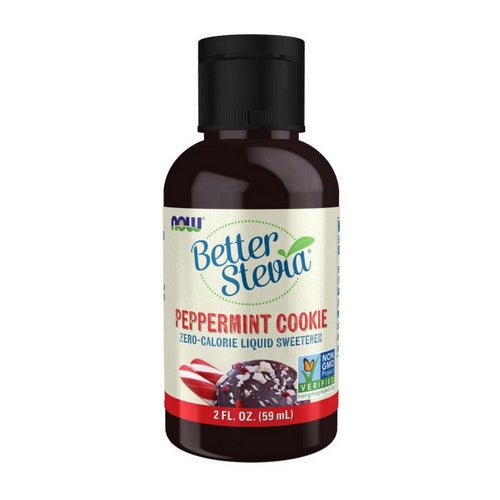BetterStevia Liquid Peppermint Cookie 2 Oz by Now Foods