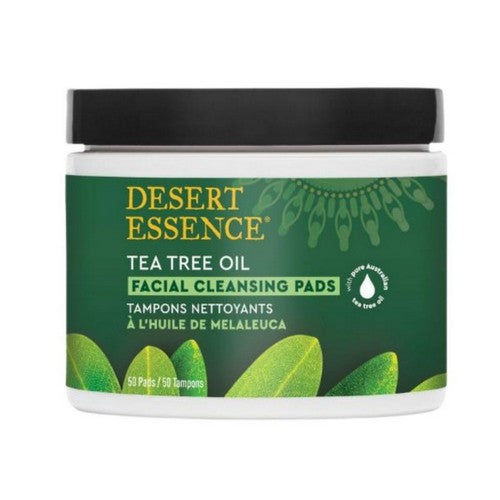 Facial Cleansing Pads Tea Tree Oil 50 Pads by Desert Essence