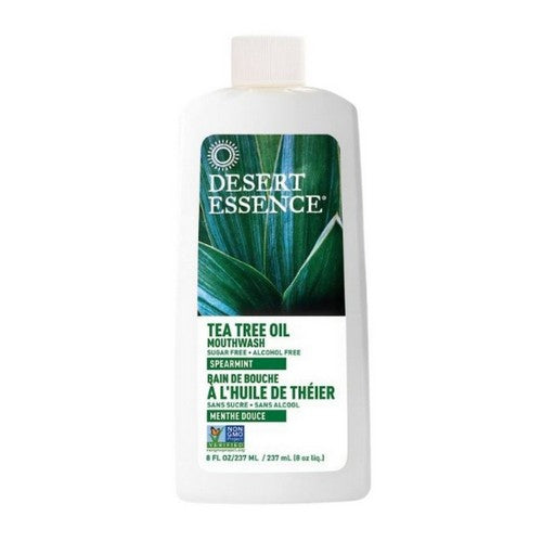 Tea Tree Oil Mouthwash Spearmint 8 Oz by Desert Essence