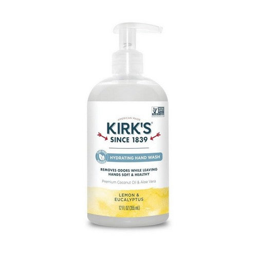 Odor Neutralizing Hand Wash Lemon And Eucalyptus Lemon & Eucalyptus 12 Oz by Kirk's Natural Products
