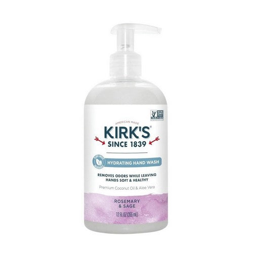 Odor Neutralizing Hand Wash Rosemary Sage 12 Oz by Kirk's Natural Products