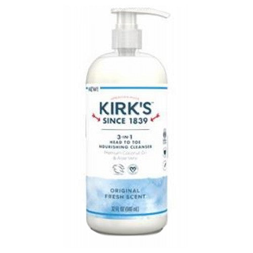 3-In-1 Cleanser Original Fresh 32 Oz by Kirk's Natural Products