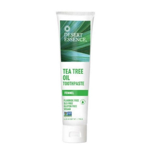 Tea Tree Oil Toothpaste Fennel, 6.25 Oz by Desert Essence
