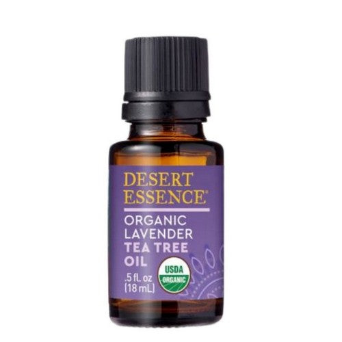 Organic Lavender Tea Tree Oil 0.6 Oz by Desert Essence