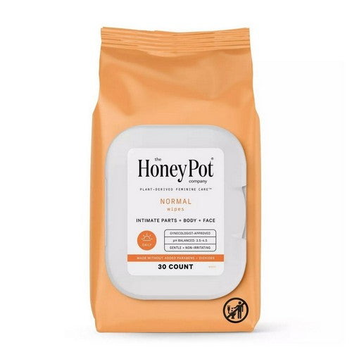 Normal Feminine Wipes 30 Count by The Honey Pot