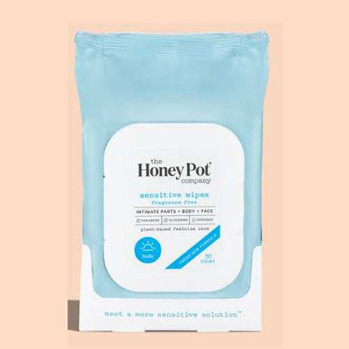Sensitive Wipes 30 Count by The Honey Pot