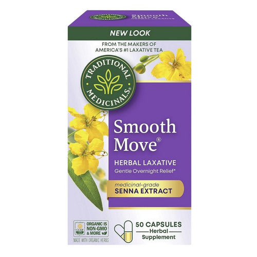 Smooth Move Capsules Senna 50 Caps by Traditional Medicinals