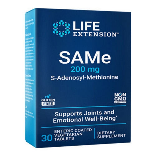 SAMe S-Adenosyl-Methionine Enteric Coated 30 Tabs by Life Extension