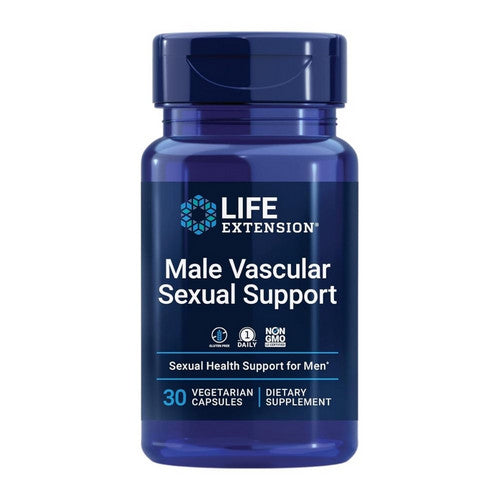 Male Vascular Sexual Support 30 Veg Caps by Life Extension