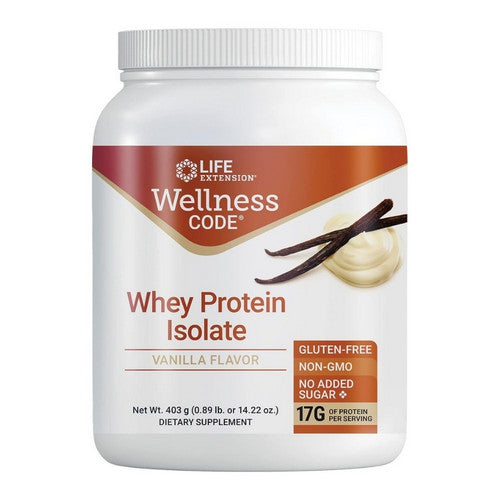 Whey Protein Isolate Vanilla 403 Grams by Life Extension
