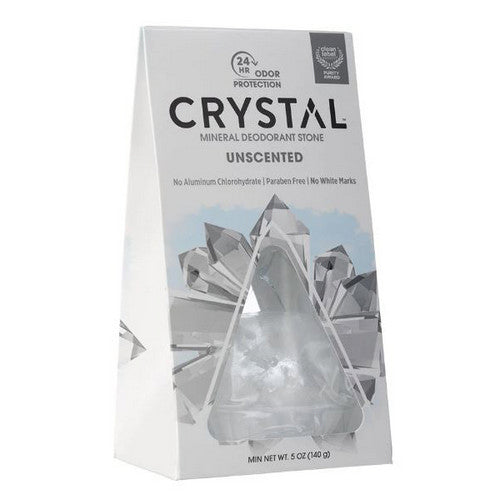 Mineral Deodorant Stone Unscented 5 Oz by Crystal