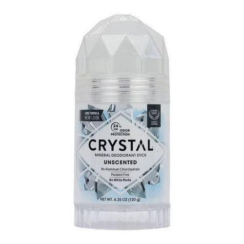 Mineral Deodorant Stick Unscented 4.25 Oz by Crystal