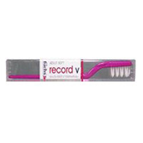 Record V Nylon Toothbrush Soft 1 EACH by Fuchs Child/ Adult Toothbrushes