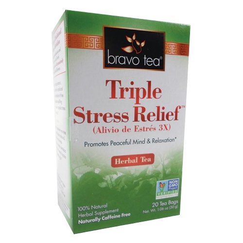 Triple Stress Relief Tea 20 bags by Bravo Tea & Herbs