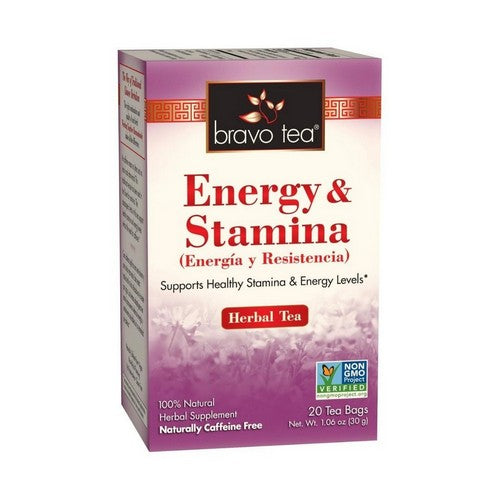 Energy And Stamina Heerbal Tea 20 bags by Bravo Tea & Herbs
