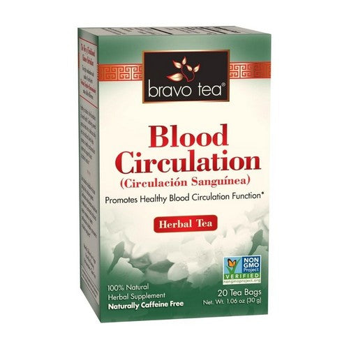 Blood Circulation Herbal Tea 20 Bags by Bravo Tea & Herbs