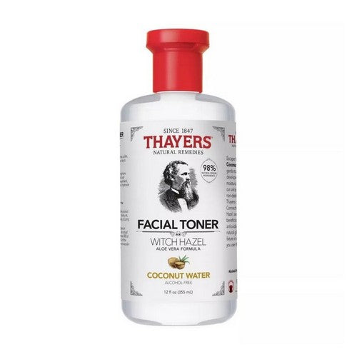 Witch Hazel Alcohol-Free Toner Coconut Water 12 Oz by Thayers