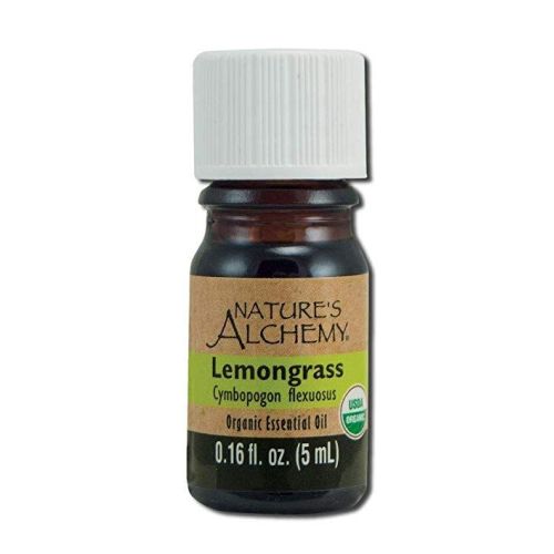 Organic Essential Oil Lemongrass 5 ml by Natures Alchemy