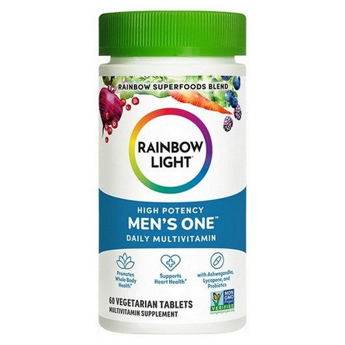 High Potency Men's One Daily Multivitamin 60 Tablets by Rainbow Light